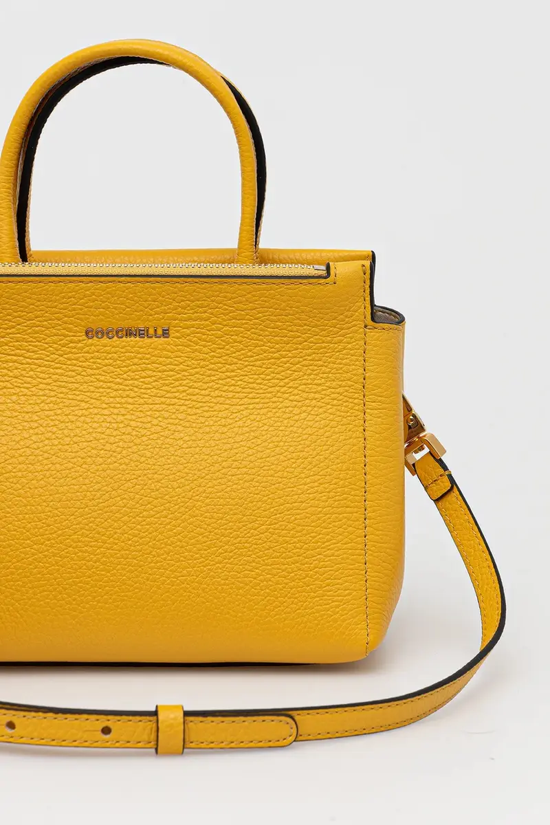 Coccinelle Borsa a mano Giallo 2886178 miniatura 3