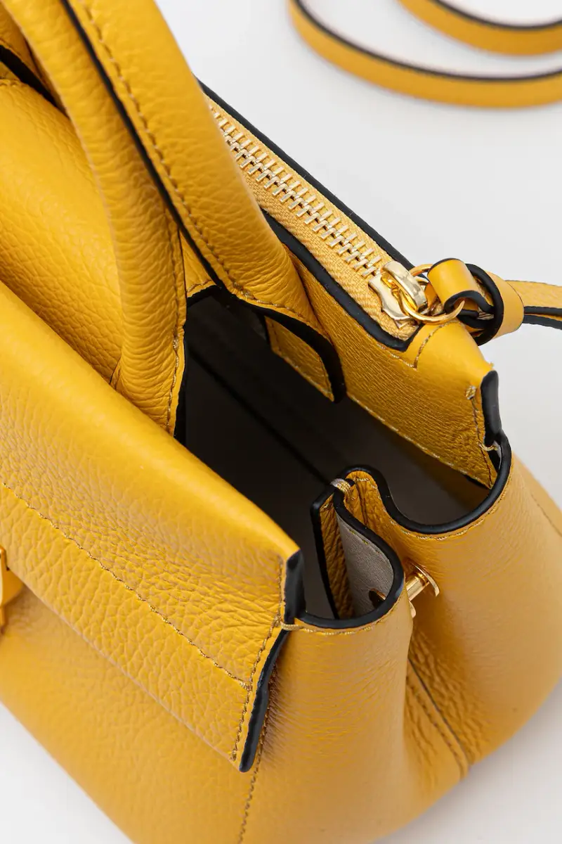 Coccinelle Borsa a mano Giallo 2886178 miniatura 5