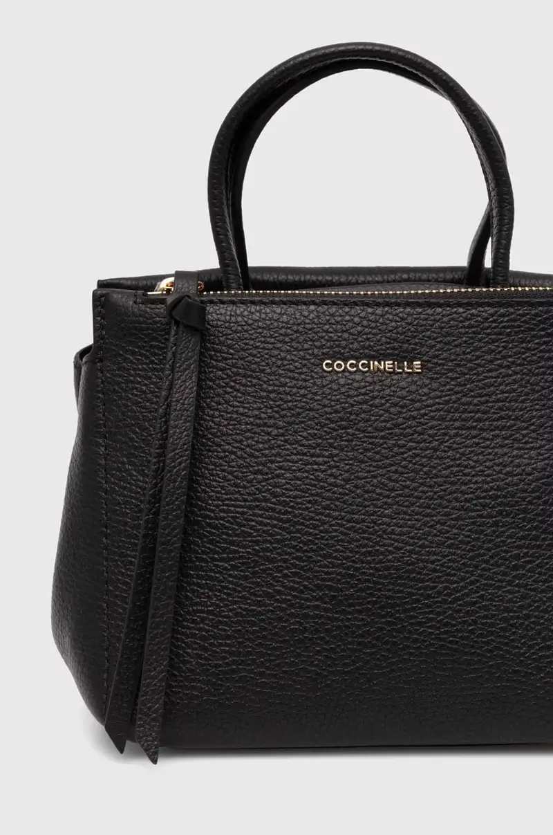 Coccinelle Borsa a mano Nero 4149631 miniatura 3