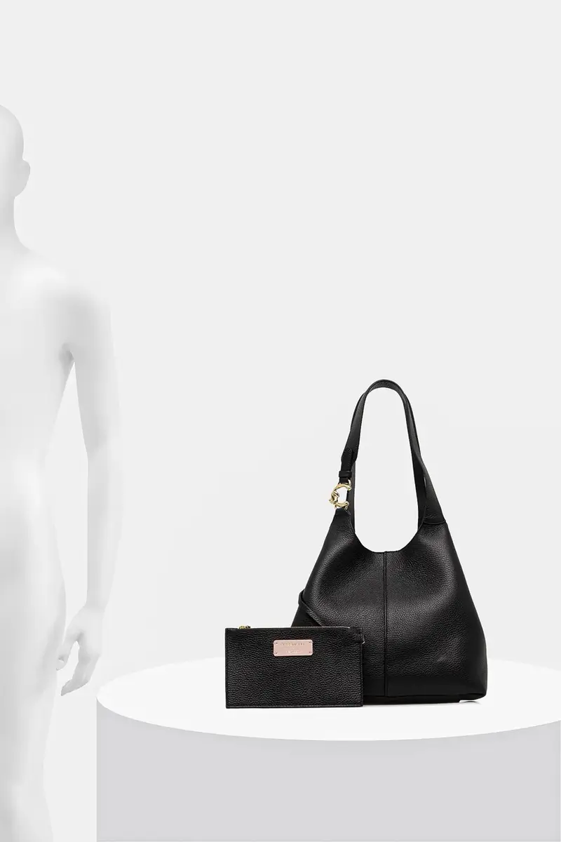 Coccinelle Borsa a mano Nero 4179831 miniatura 5