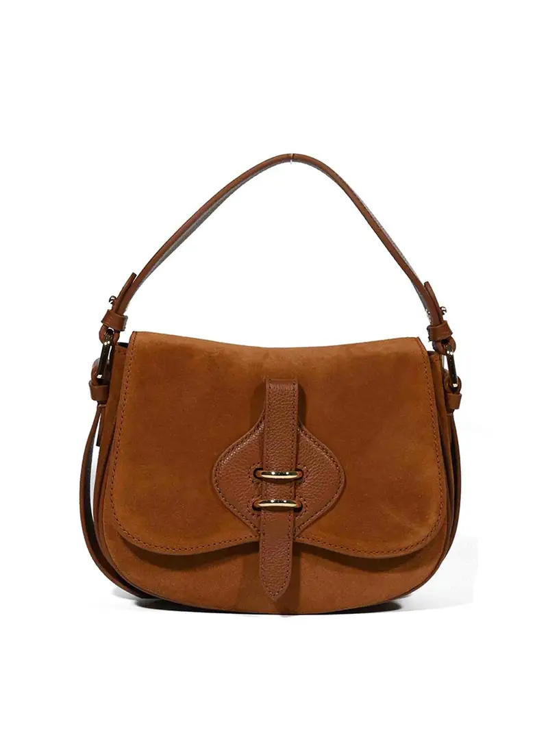 Borsa A Spalla Mavery Small Beige