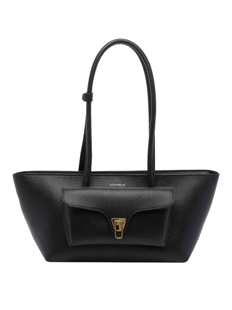 Borsa a tracolla Double Beat nera Nero