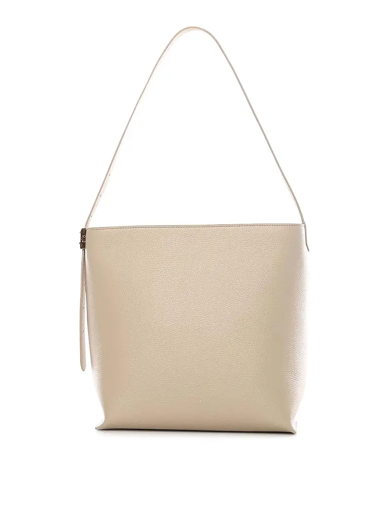 Borsa a tracolla in pelle Beige