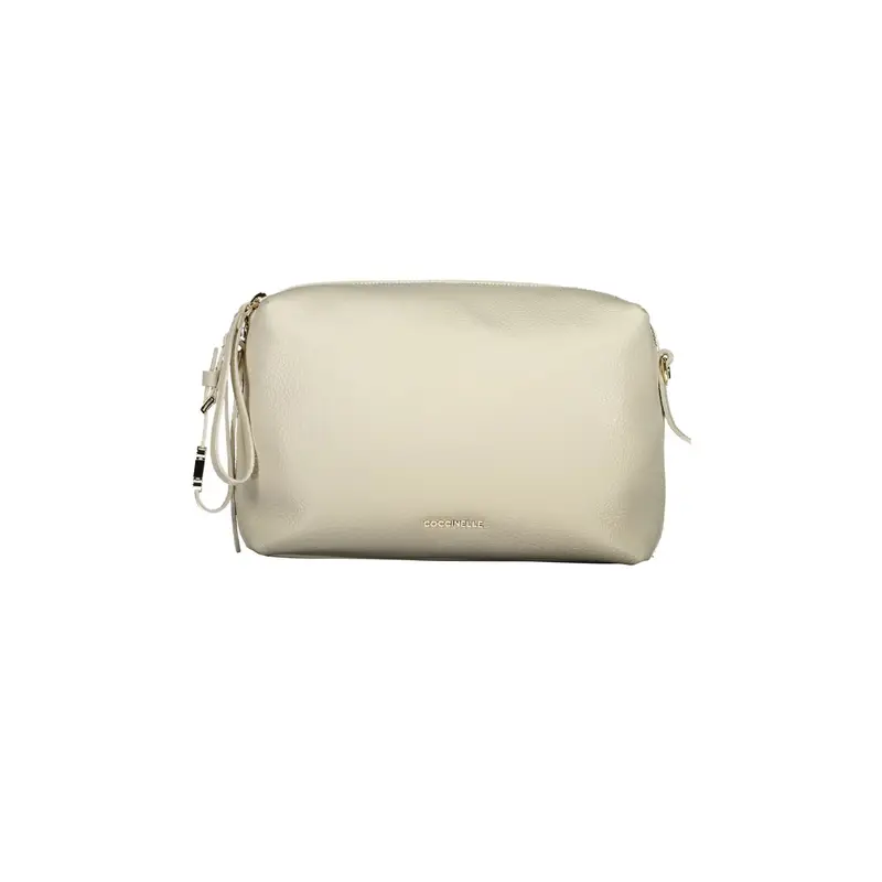 Borsa a Tracolla Pelle Donna Bianca Logo Bianco