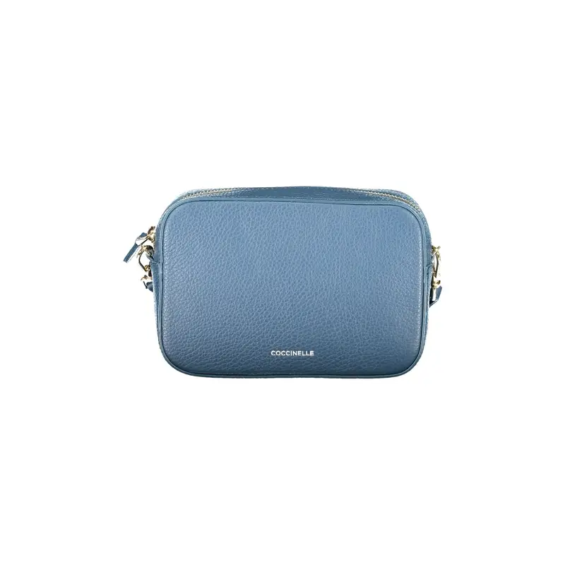 Borsa a Tracolla Pelle Donna Blu Logo