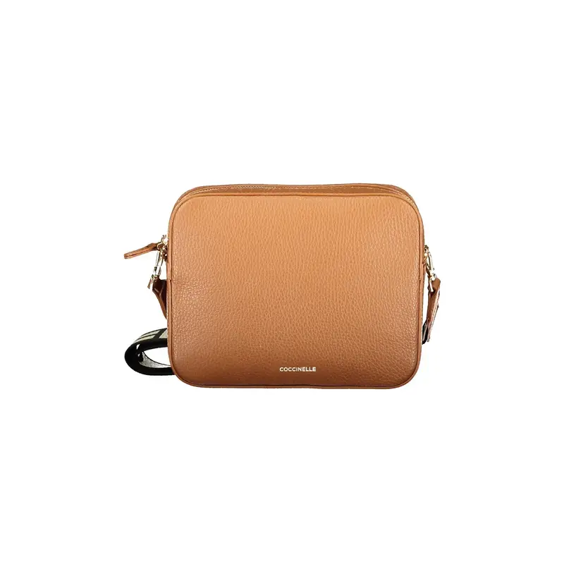 Borsa a Tracolla Pelle Donna Marrone Logo