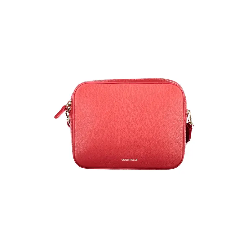Borsa a Tracolla Pelle Donna Rossa Logo Rosso