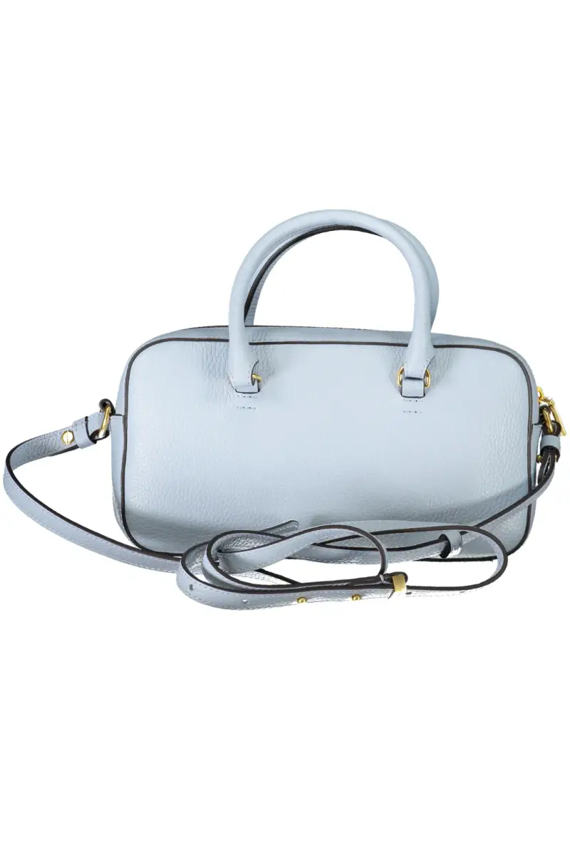 Borsa Bauletto Donna a Mano con Tracolla Azzurra, In Vera Pelle, Beat Soft Medium Azzurro miniatura 2