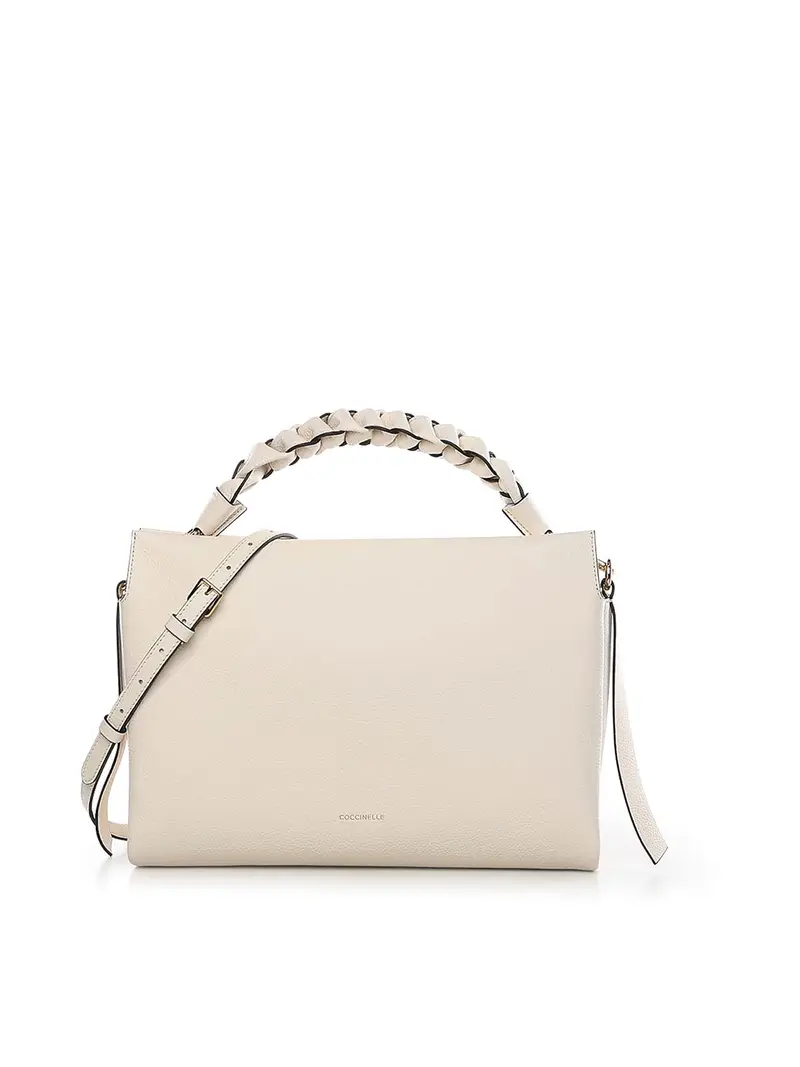 Borsa Boheme media in pelle Marrone