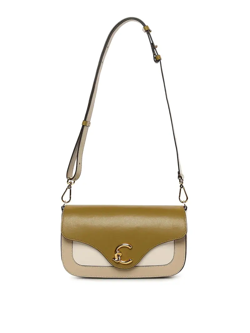 Borsa C-Me in pelle di vitello Beige