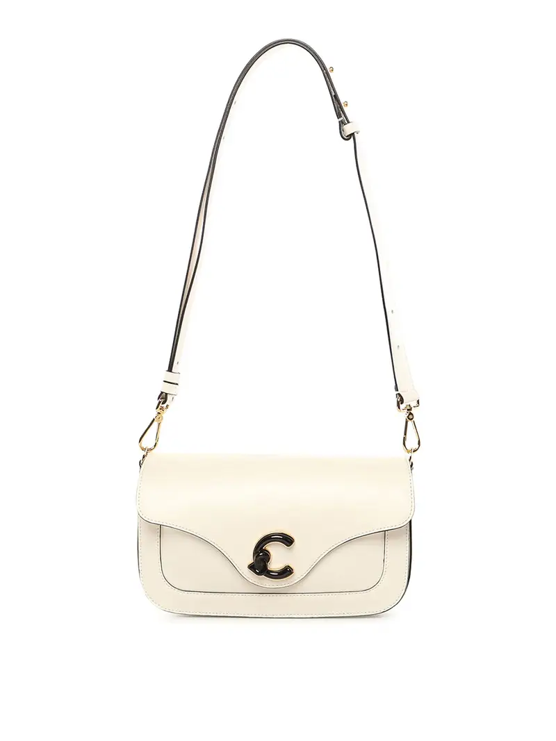 Borsa C-Me in pelle di vitello Beige
