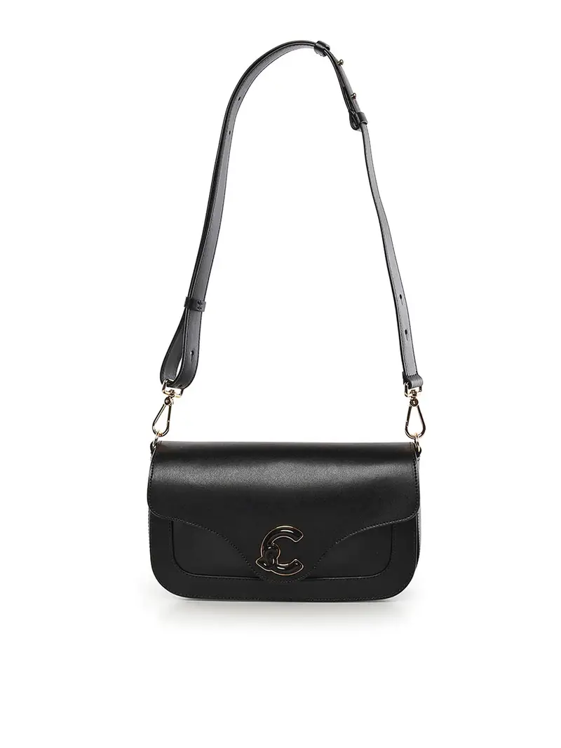 Borsa C-Me in pelle di vitello Nero