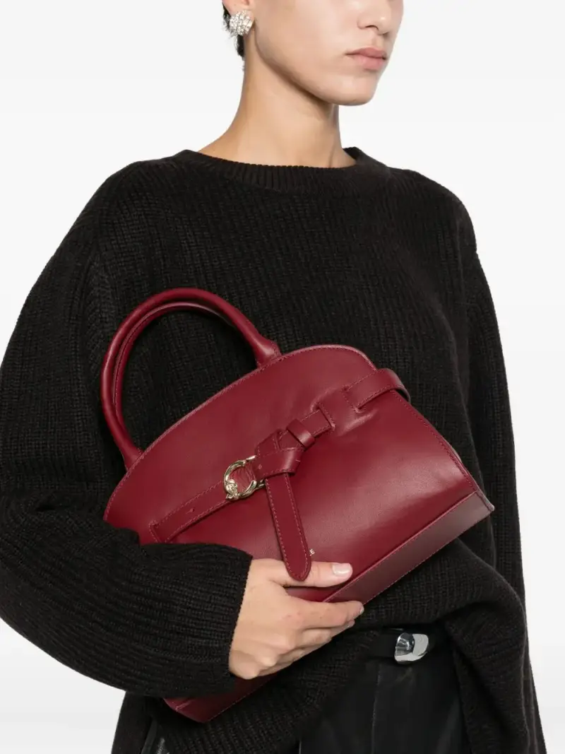 Coccinelle Borsa tote Sabine nero in pelle di vitello miniatura 2