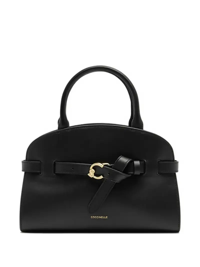 Coccinelle Borsa tote Sabine nero in pelle di vitello