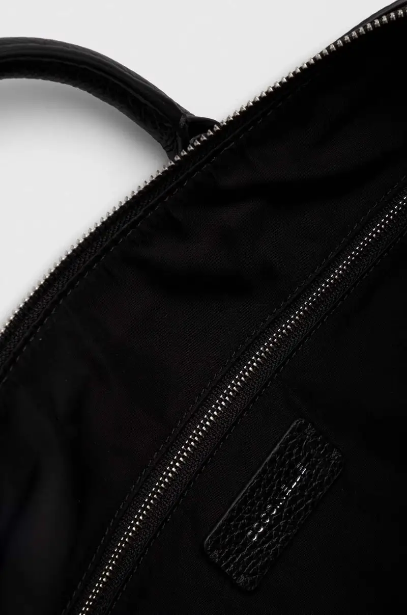 borsa custodia porta pc in pelle Nero miniatura 4