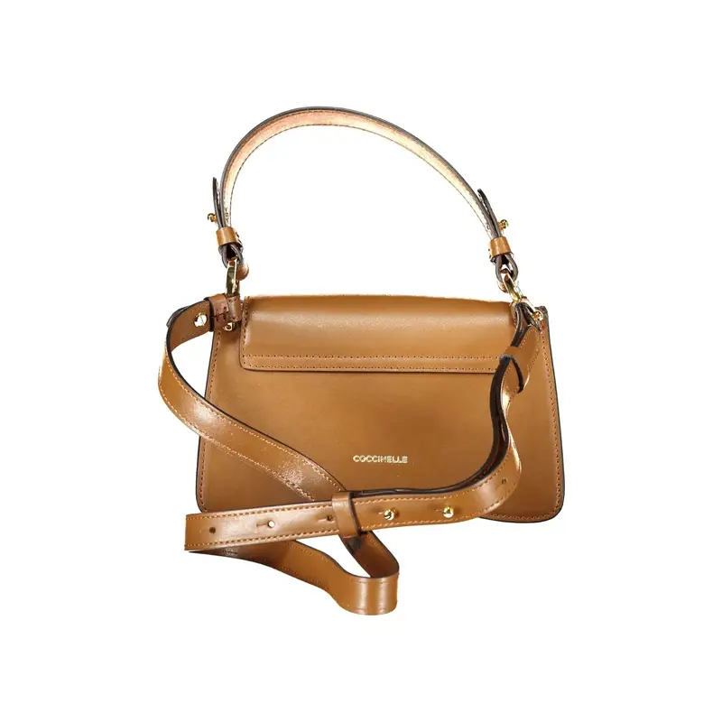 Borsa Donna a Mano con Tracolla Marrone, In Vera Pelle, C‑Me Calf Mini miniatura 2
