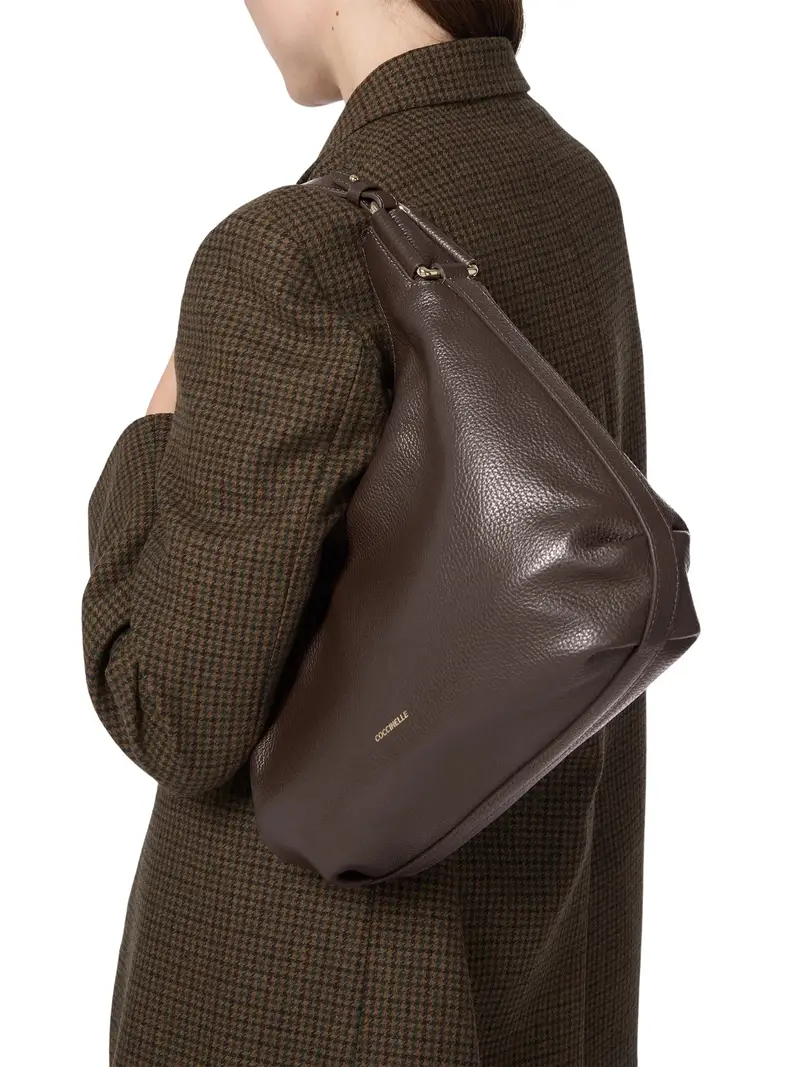 Borsa Donna a Spalla Marrone Rebekka Small in Vera Pelle miniatura 2