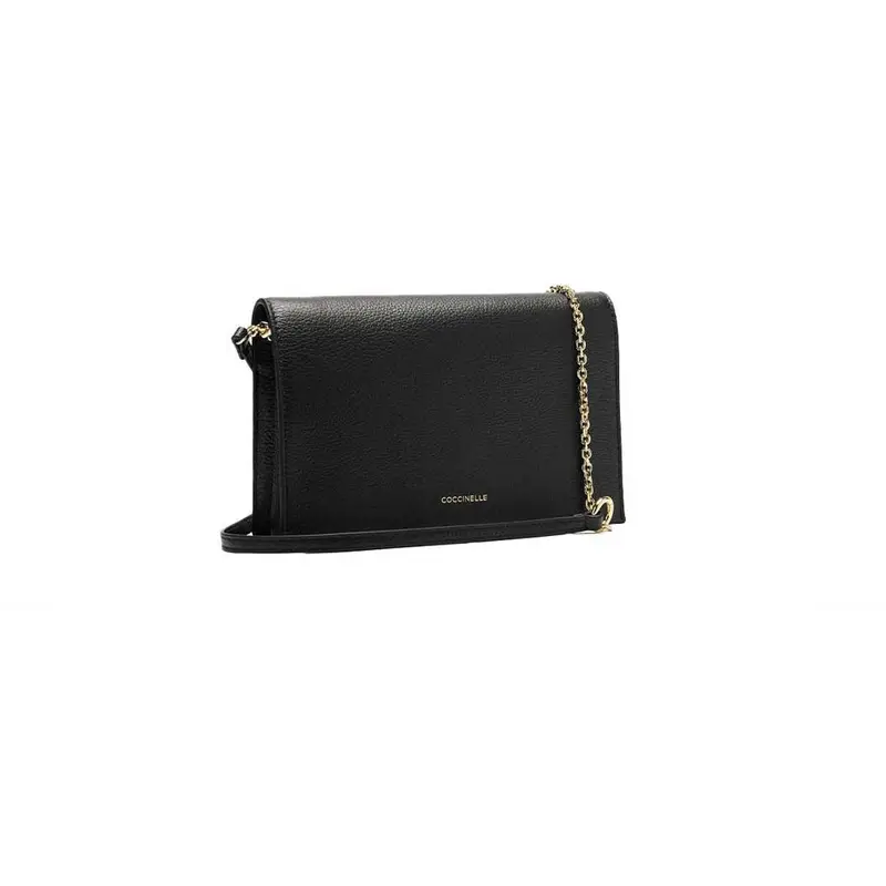 Borsa Donna a Spalla Nera Dandy in Vera Pelle Nero miniatura 3