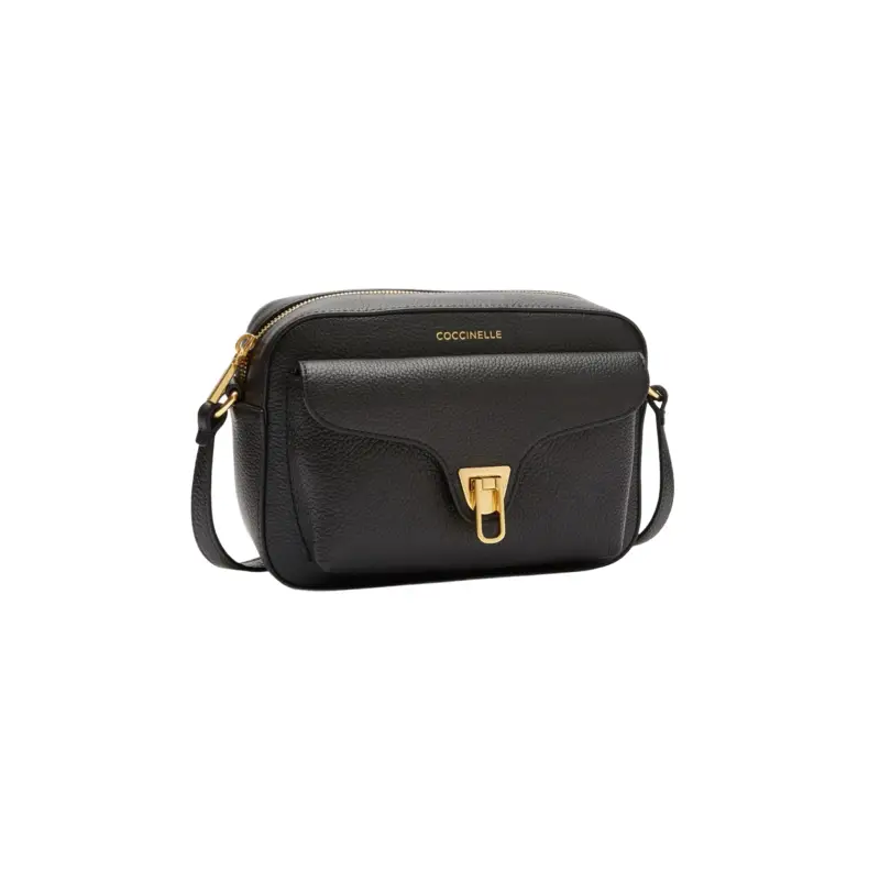 Borsa Donna a Tracolla Nera, In Vera Pelle, Beat Soft Small Nero miniatura 3