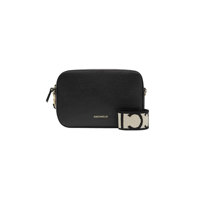 Borsa Donna a Tracolla Nera, In Vera Pelle, Tebe Mini Nero