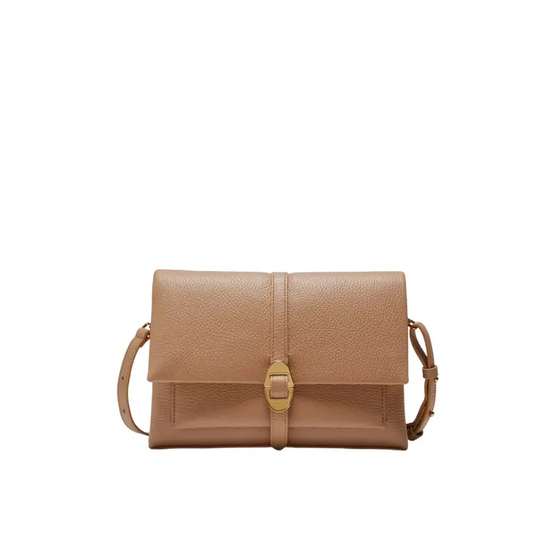 Borsa Donna Marrone con Tracolla Regolabile, In Vera Pelle, Dorian Small Marrone