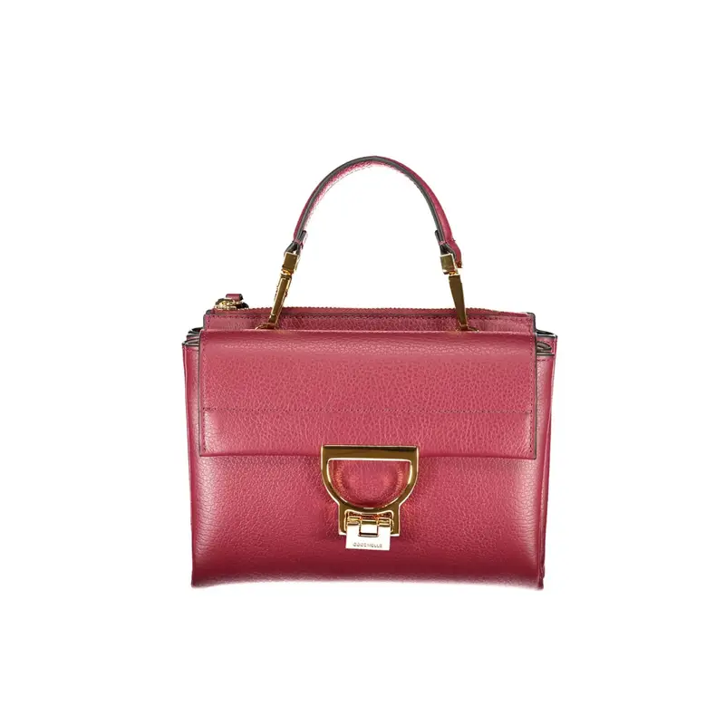 Borsa Donna Rossa Arlettis Manico Tracolla Pelle Zip Logo Rosso