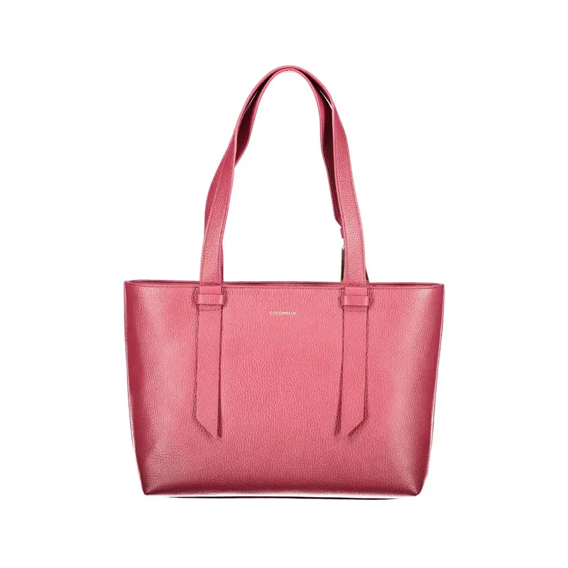 Borsa Donna Rossa Malory Manici Pelle Zip Tasche Logo Rosso