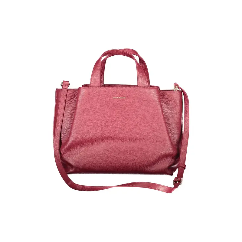 Borsa Donna Rossa Malory Manici Tracolla Pelle Zip Logo Rosso miniatura 2