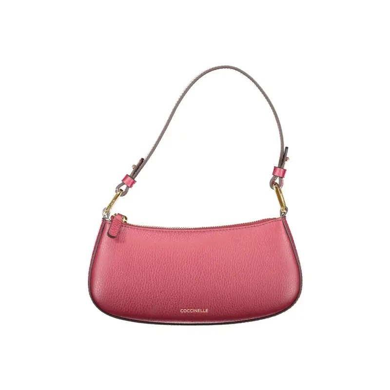 Borsa Donna Rossa Merveille Manico Tracolla Pelle Zip Logo Rosso