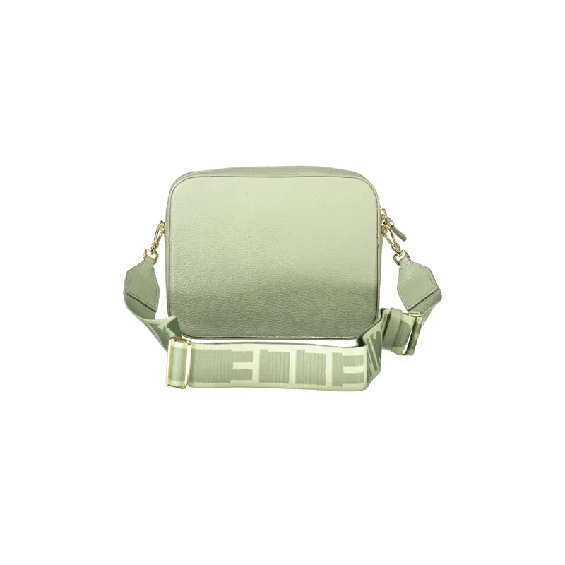 Borsa Donna Verde Mini Tebe Tracolla Pelle Zip Logo miniatura 2