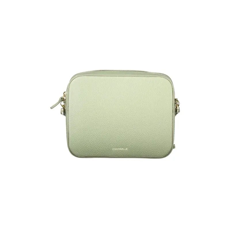 Borsa Donna Verde Mini Tebe Tracolla Pelle Zip Logo
