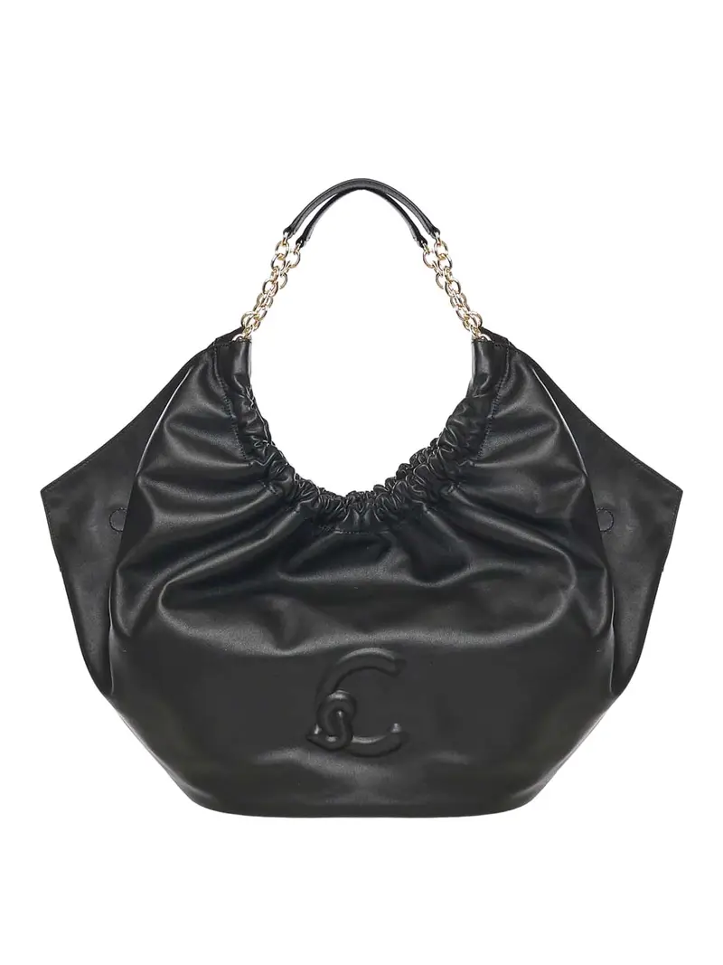 Borsa grande in pelle Smash Nero