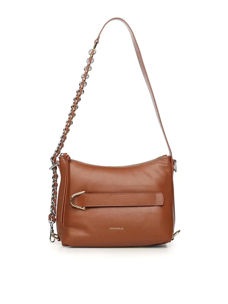 Borsa Gretel in nappa gonfia Beige