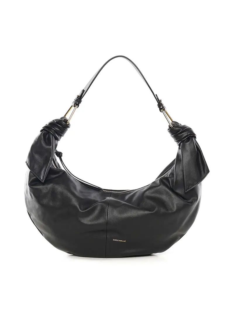Borsa in pelle Furoshiki Nero