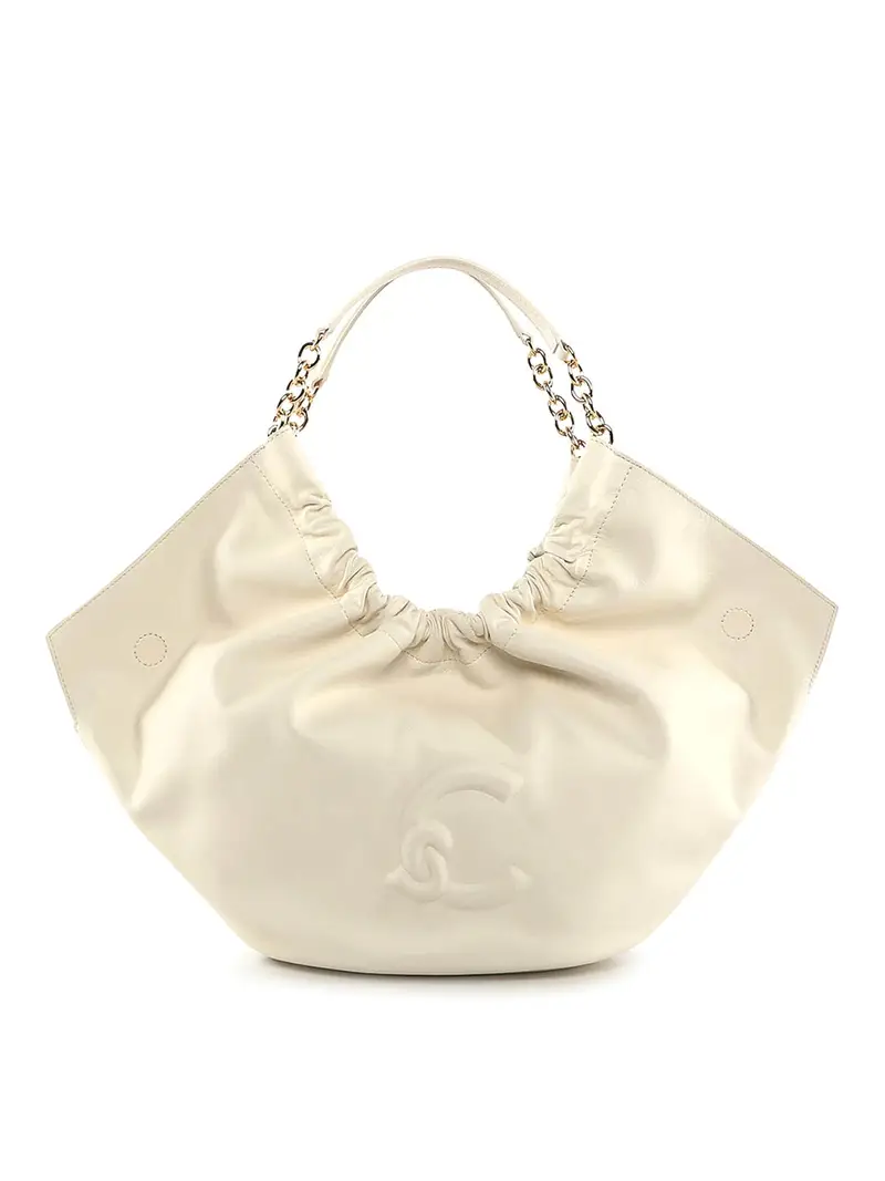 Borsa in pelle Smash Beige