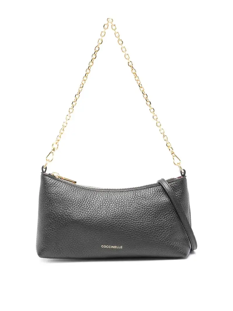 Borsa Mini In Pelle Granata Nera Beige