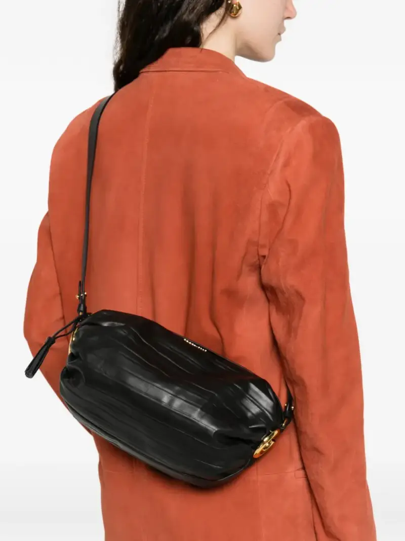 Borsa plisse NERO miniatura 2