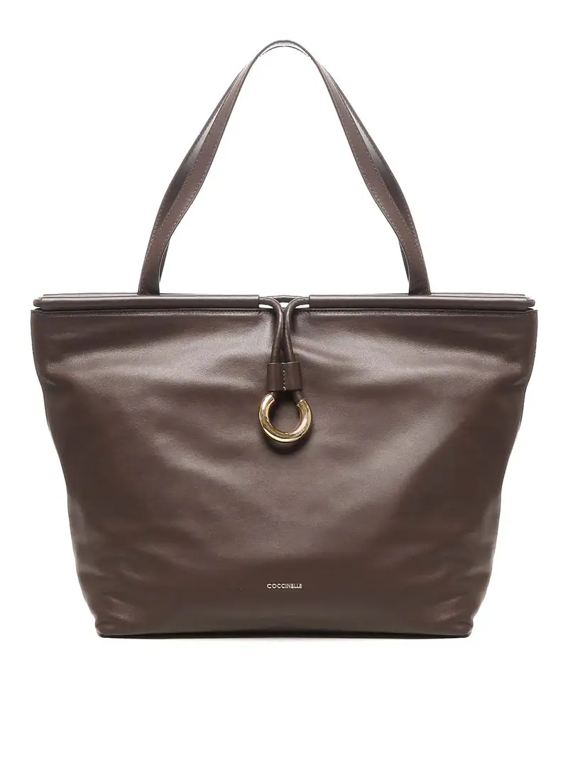 Borsa tote in pelle Marrone