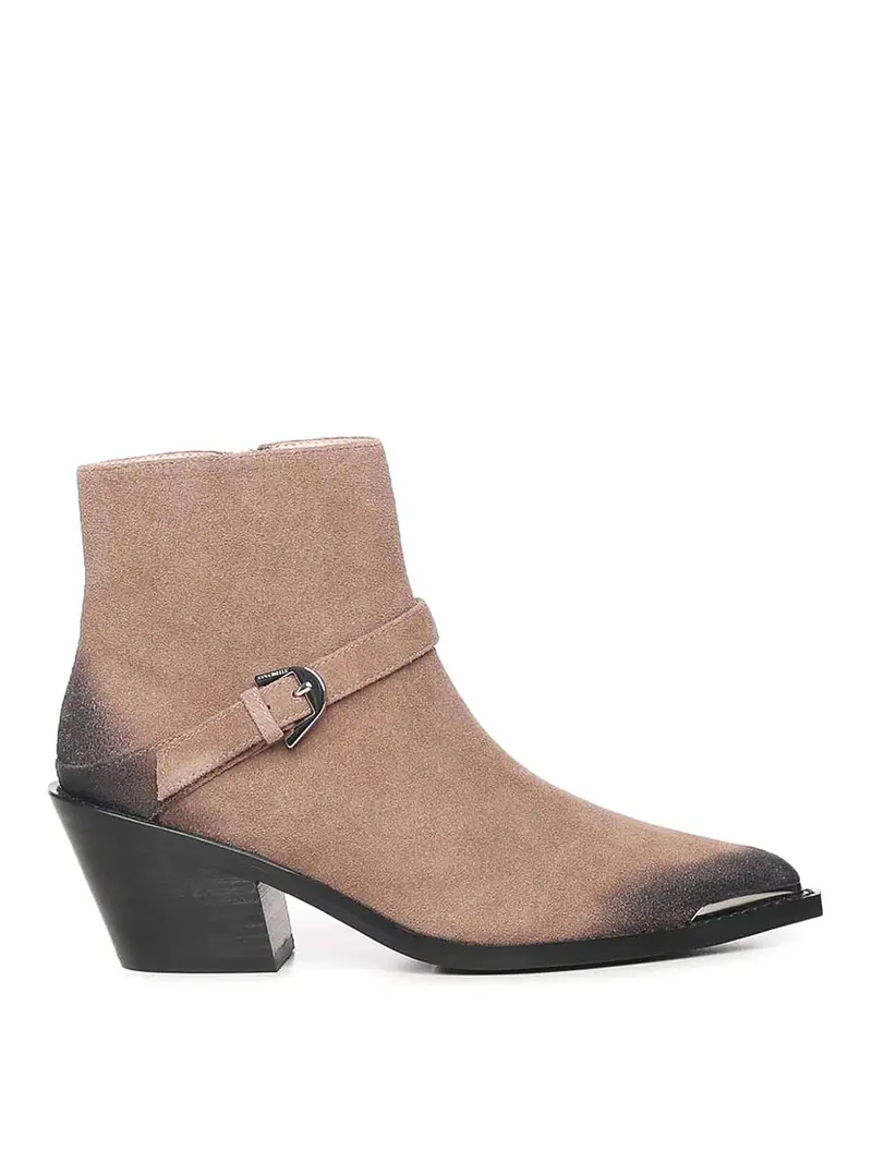 Connie Suede Ankle Boots Tortora