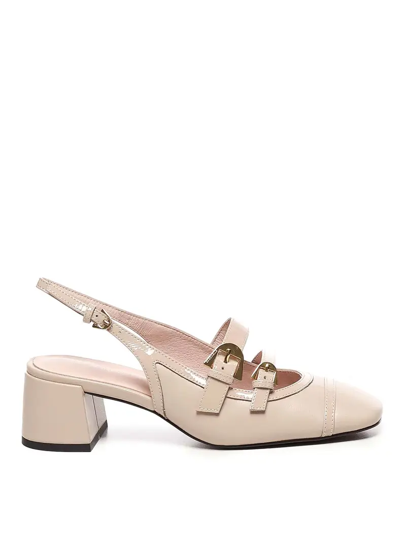 Maia Slingback Color Carne E Neutri