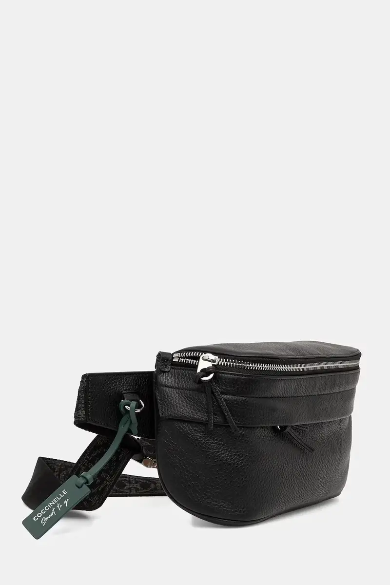 marsupio in pelle Nero miniatura 2