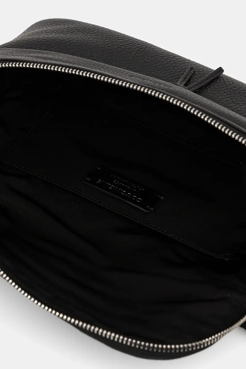 marsupio in pelle Nero miniatura 5