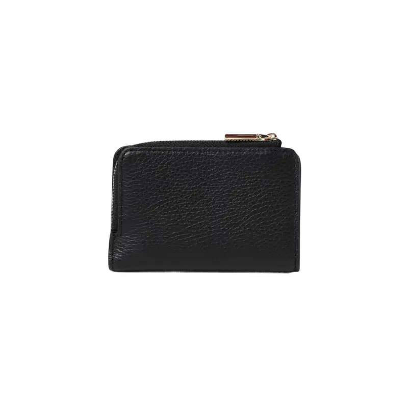Portafoglio Donna Piccolo Nero, In Vera Pelle, Metallic Soft Small miniatura 2