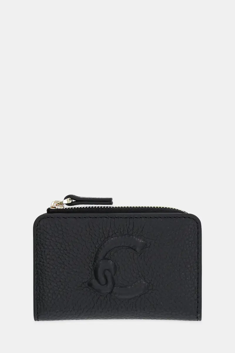 portafoglio in pelle COCCINELLEDULSE SOFT donna colore nero E2.TQK.17.01.01