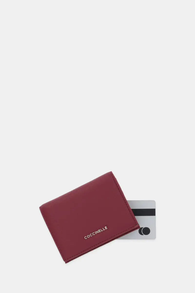 portafoglio in pelle donna colore nero E2 MW5 17 21 01 Granata miniatura 3