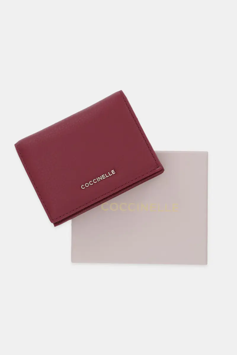 portafoglio in pelle donna colore nero E2 MW5 17 21 01 Granata miniatura 5