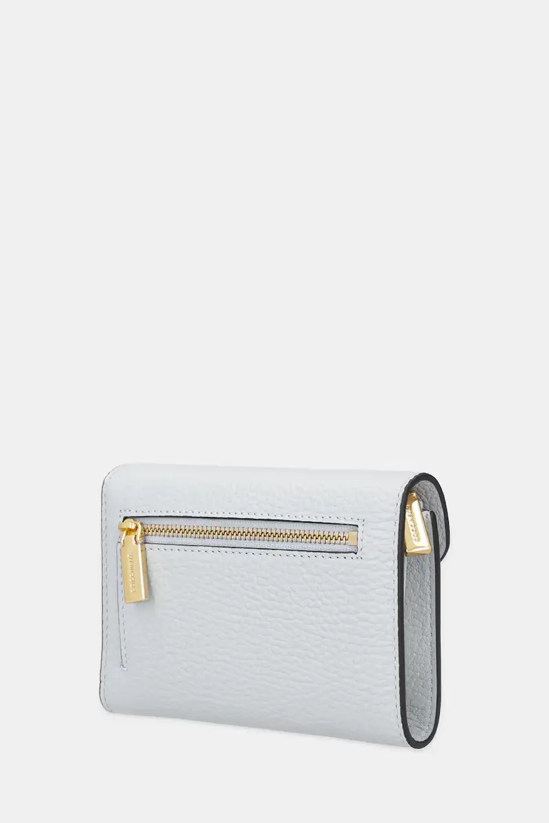 portafoglio in pelle donna colore rosso Blu miniatura 2