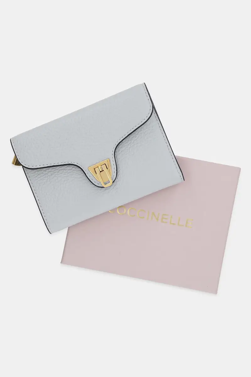 portafoglio in pelle donna colore rosso Blu miniatura 5