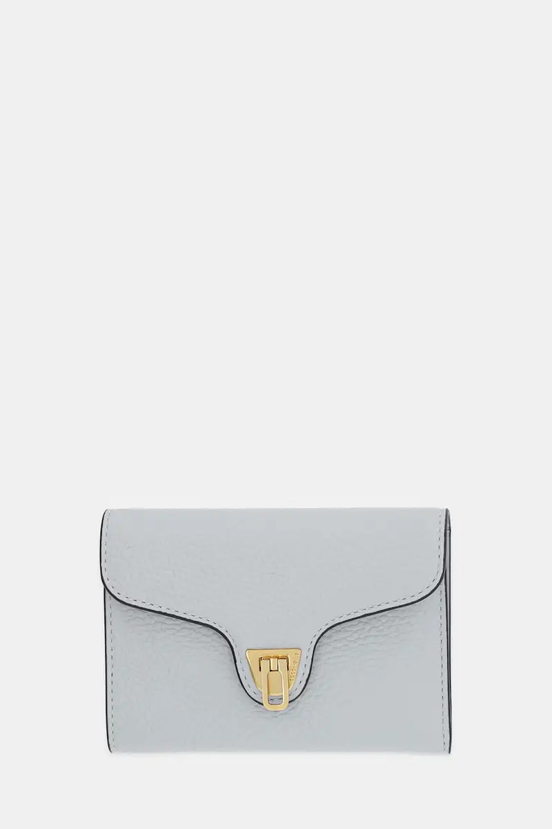 portafoglio in pelle donna colore rosso Blu