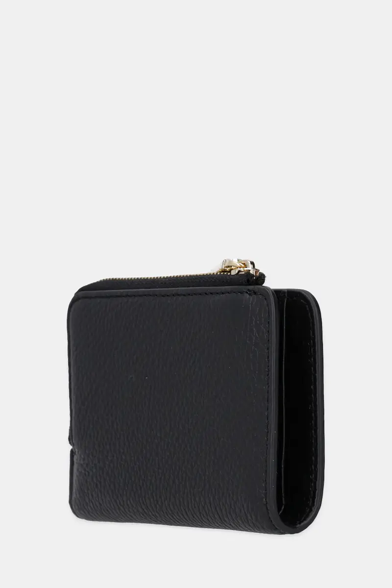 portafoglio in pelle Nero miniatura 2